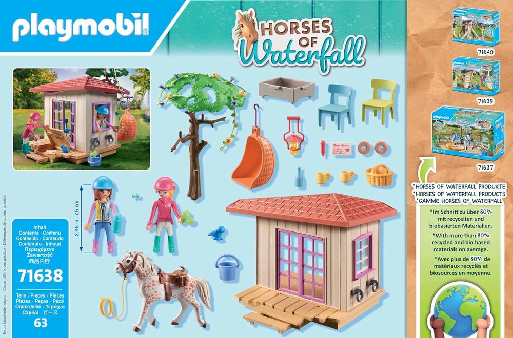 Playmobil Horses of Waterfall - Horse Fans Clubhouse