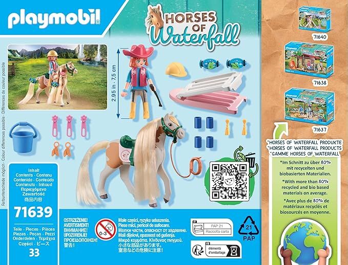 Playmobil Horses of Waterfall - Ellie with Horse