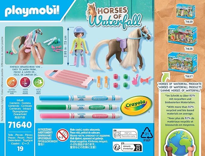 Playmobil Horses of Waterfall - Washable Horse Set