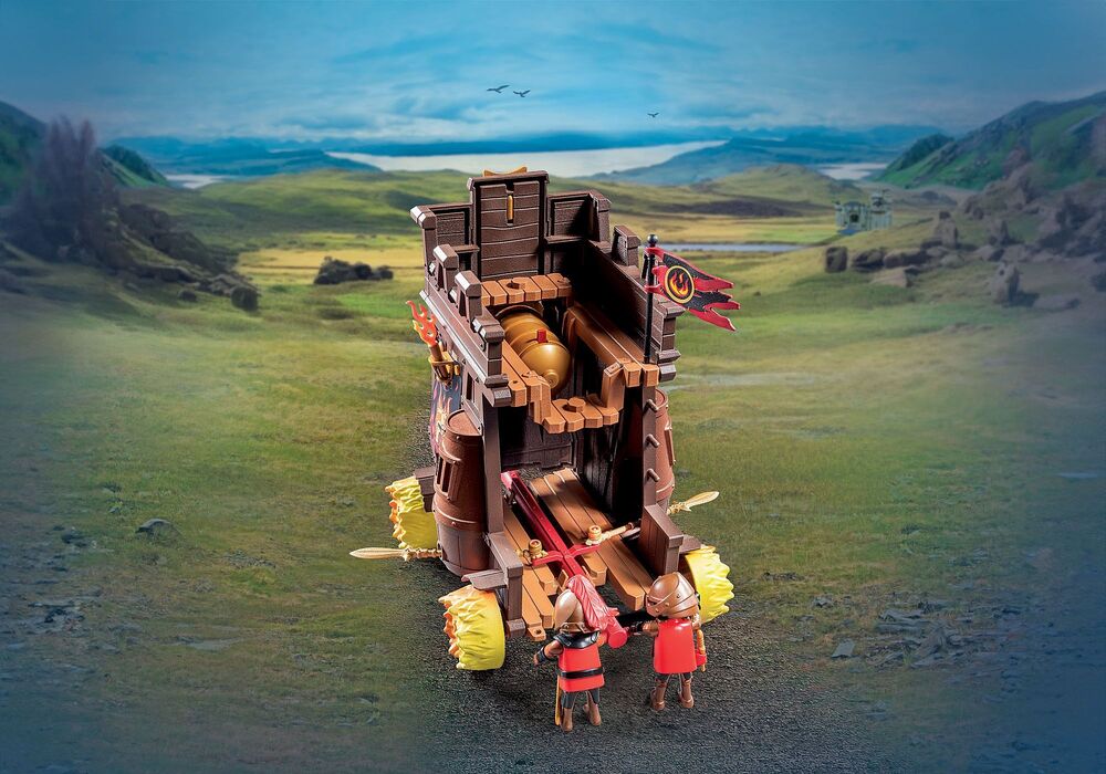 Playmobil Novelmore - Battle Wagon with Fire Cannon