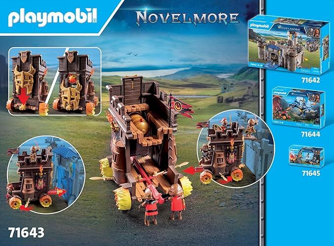 Playmobil Novelmore - Battle Wagon with Fire Cannon