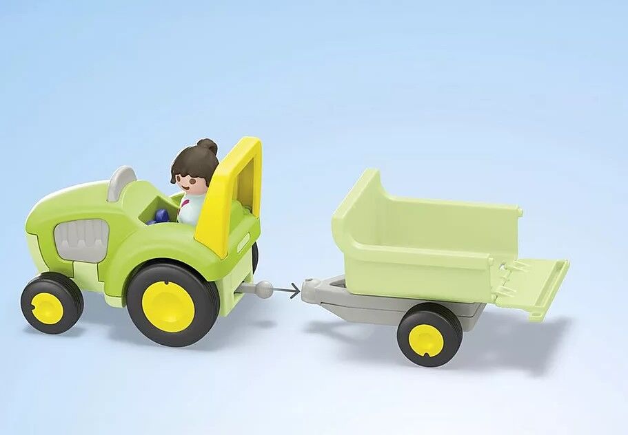 Playmobil JUNIOR - Farm Adventure with Tractor, Trailer and Animal Friends