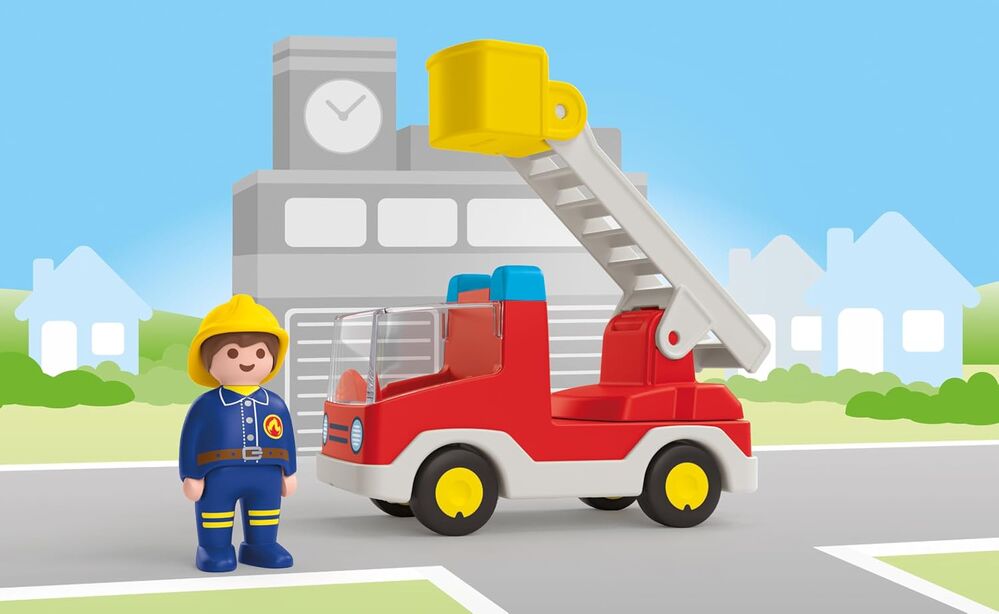Playmobil JUNIOR - Ladder Unit Fire Truck