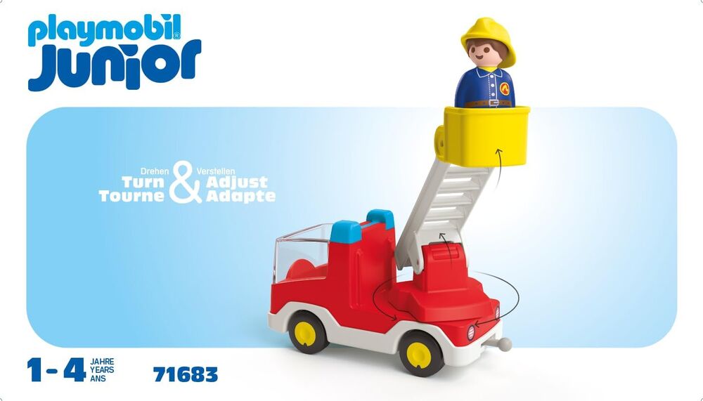 Playmobil JUNIOR - Ladder Unit Fire Truck