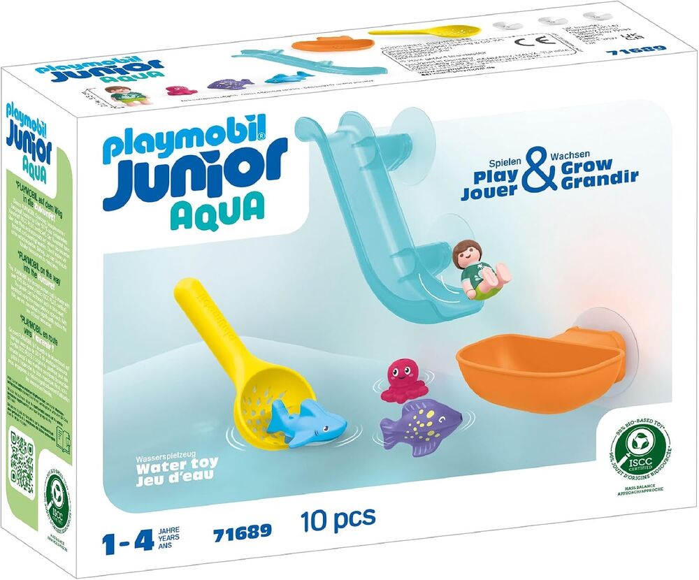 Playmobil JUNIOR AQUA - Water Slide with Sea Animals