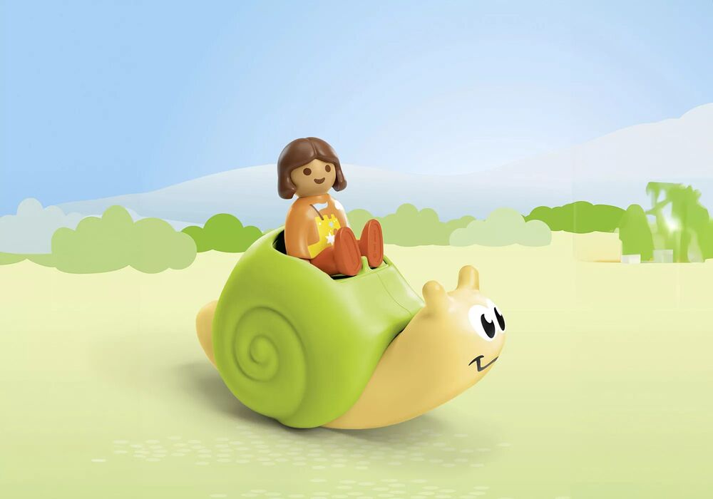 Playmobil JUNIOR - Rocking Snail with Rattle Feature