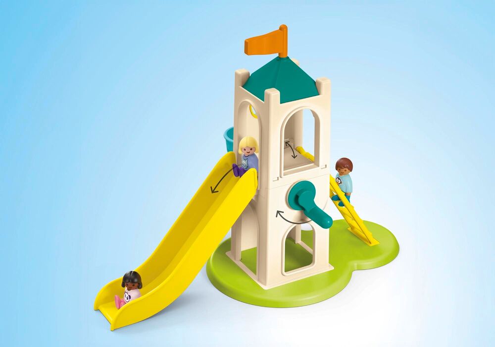 Playmobil JUNIOR - Adventure Tower with Ice Cream Booth