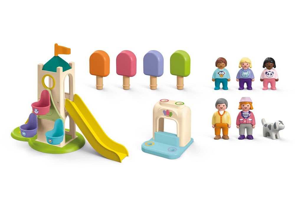 Playmobil JUNIOR - Adventure Tower with Ice Cream Booth