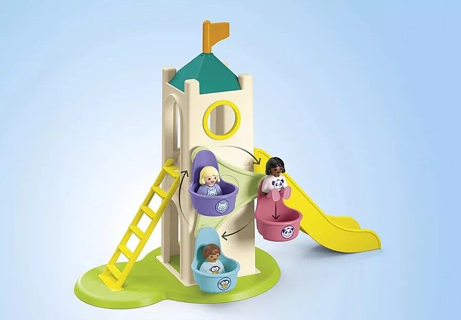 Playmobil JUNIOR - Adventure Tower with Ice Cream Booth
