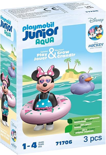 Playmobil JUNIOR & Disney: Minnie Mouse's Beach Trip