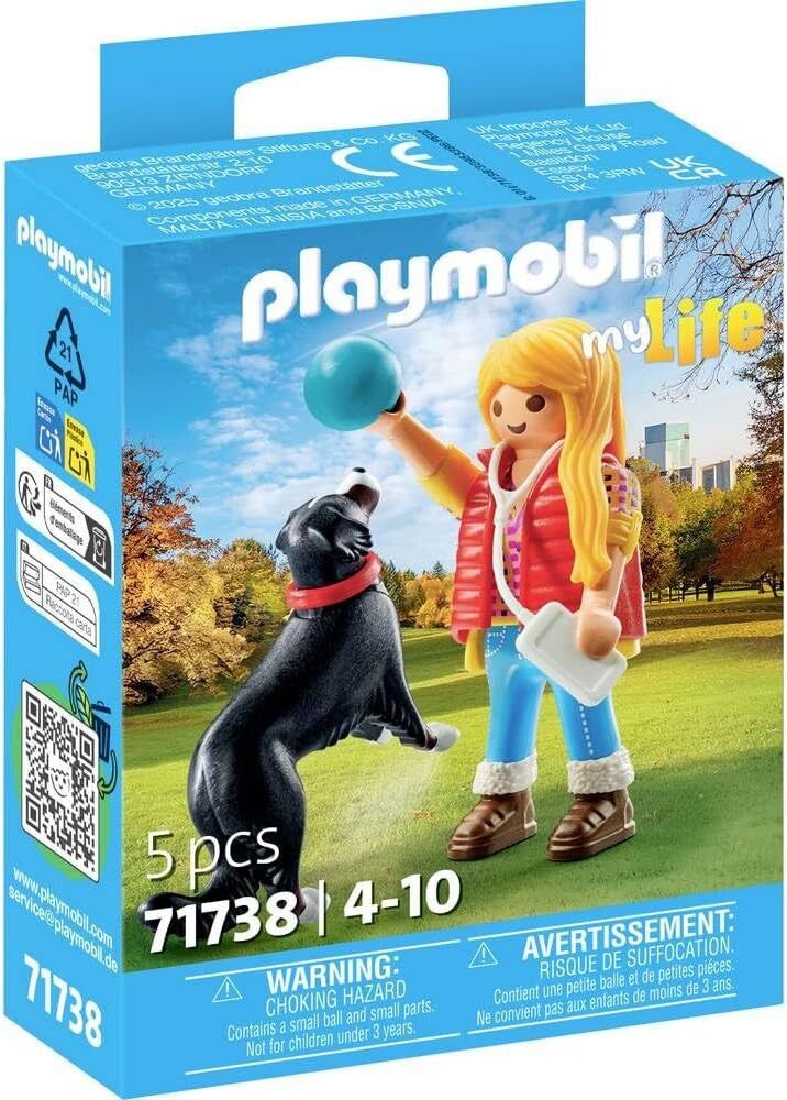 Playmobil My Life - Woman with Mountain Dog