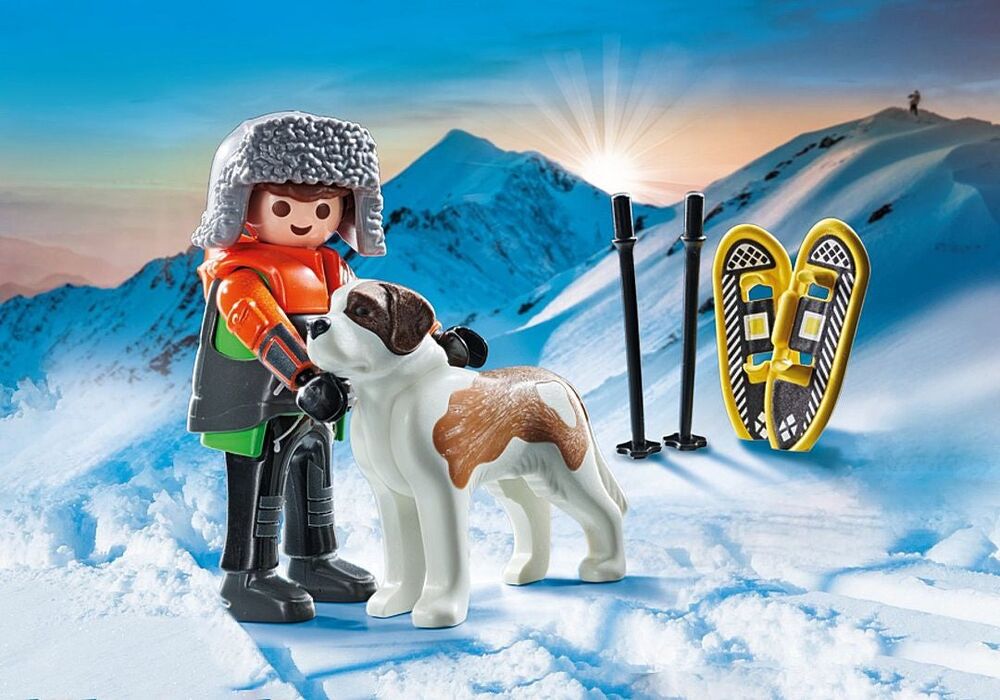 Playmobil My Life - Hiker with Saint Bernard