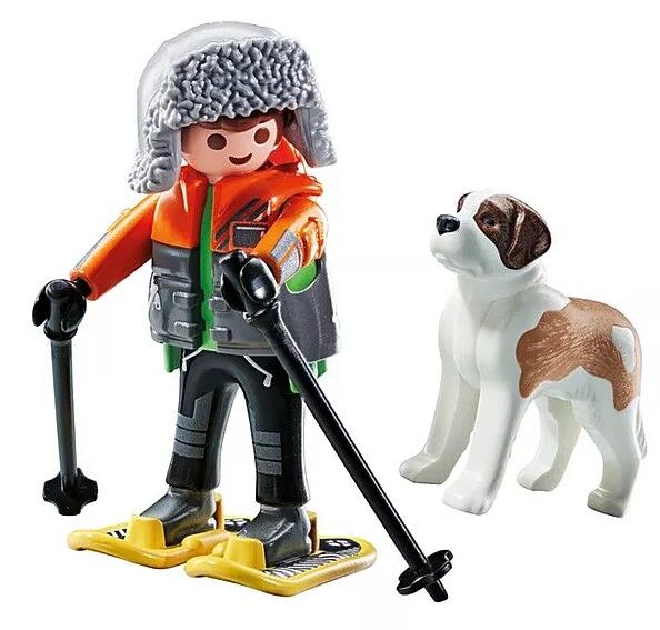 Playmobil My Life - Hiker with Saint Bernard