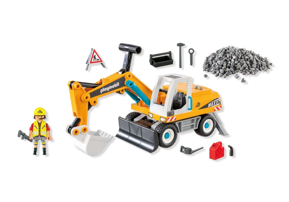 Playmobil Action Heroes - Large Excavator