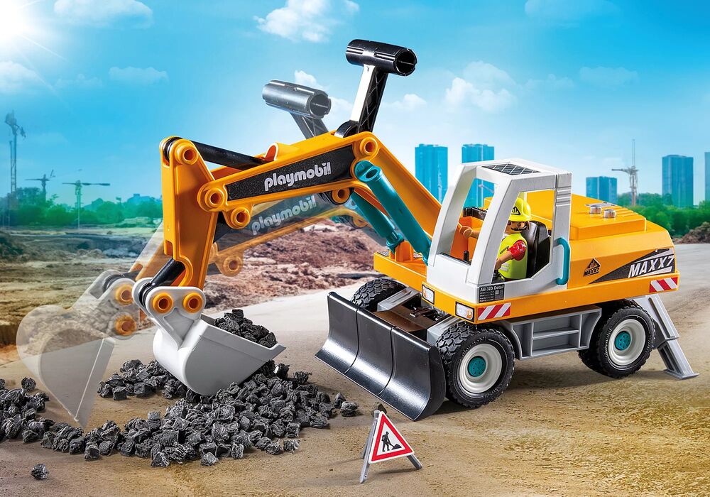Playmobil Action Heroes - Large Excavator