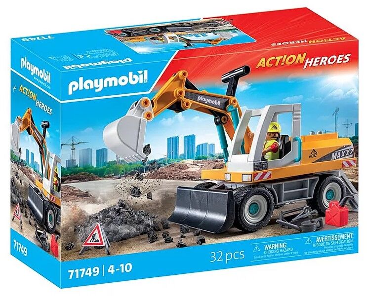 Playmobil Action Heroes - Large Excavator