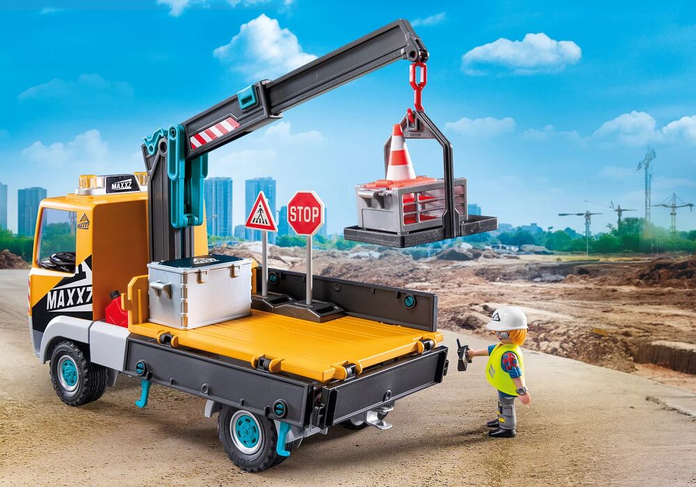 Playmobil Action Heroes - Construction Truck with Crane
