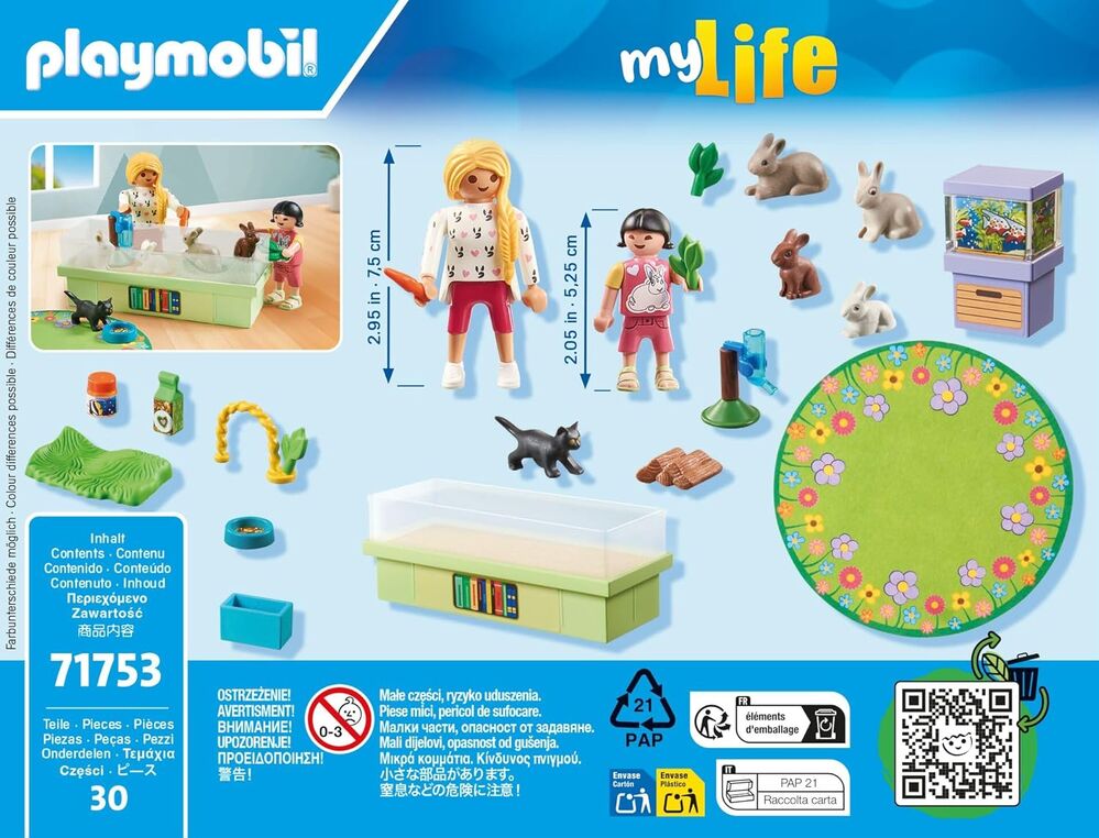 Playmobil My Life - Rabbit Family Starter Pack