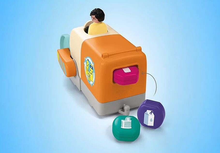 Playmobil JUNIOR - Push and Grab Garbage Collector