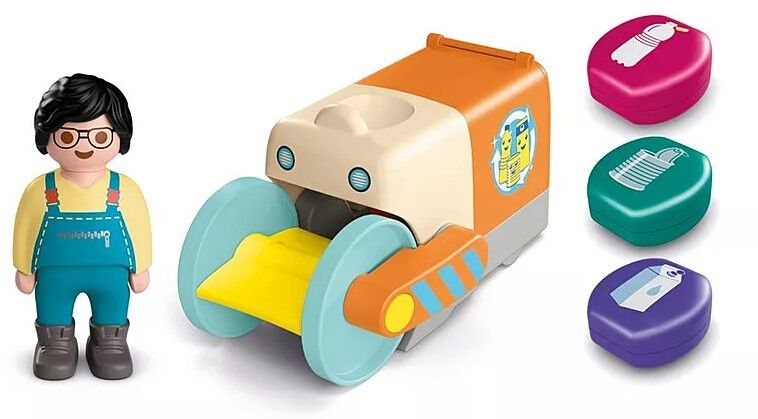 Playmobil JUNIOR - Push and Grab Garbage Collector