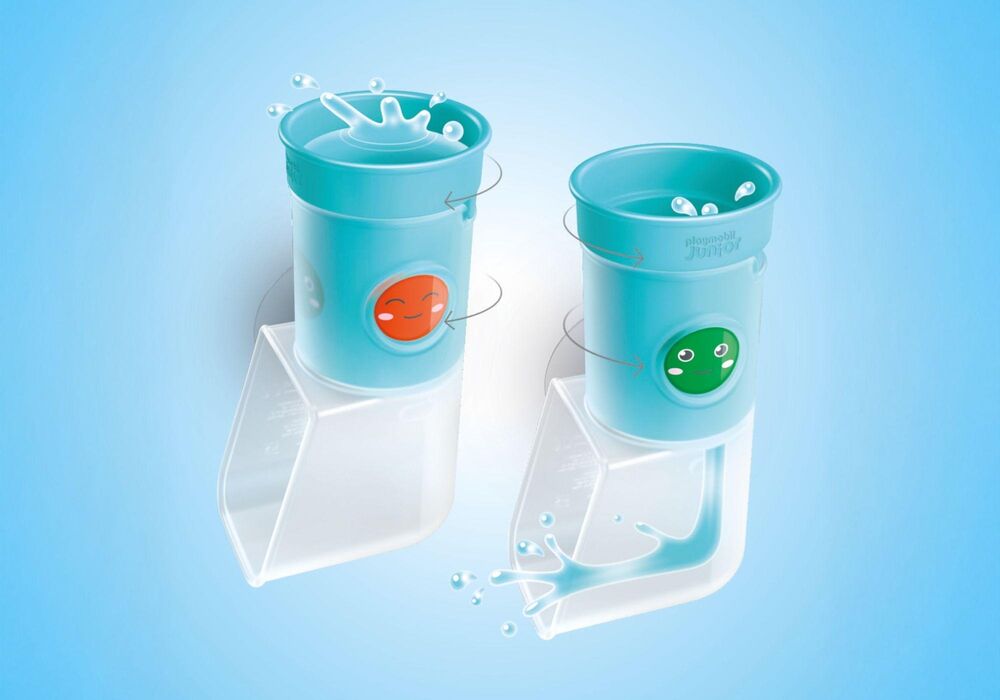 Playmobil JUNIOR AQUA - Pour and Play Water Tank with Slide