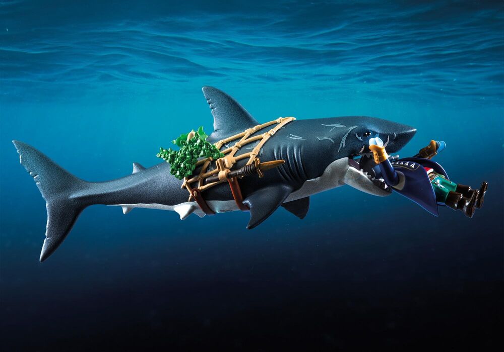 Playmobil Pirates - Giant Shark with Pirate