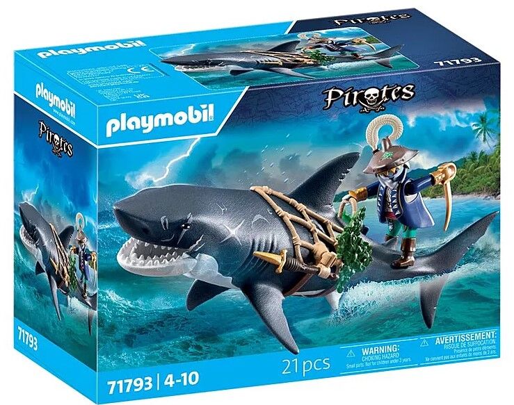 Playmobil Pirates - Giant Shark with Pirate