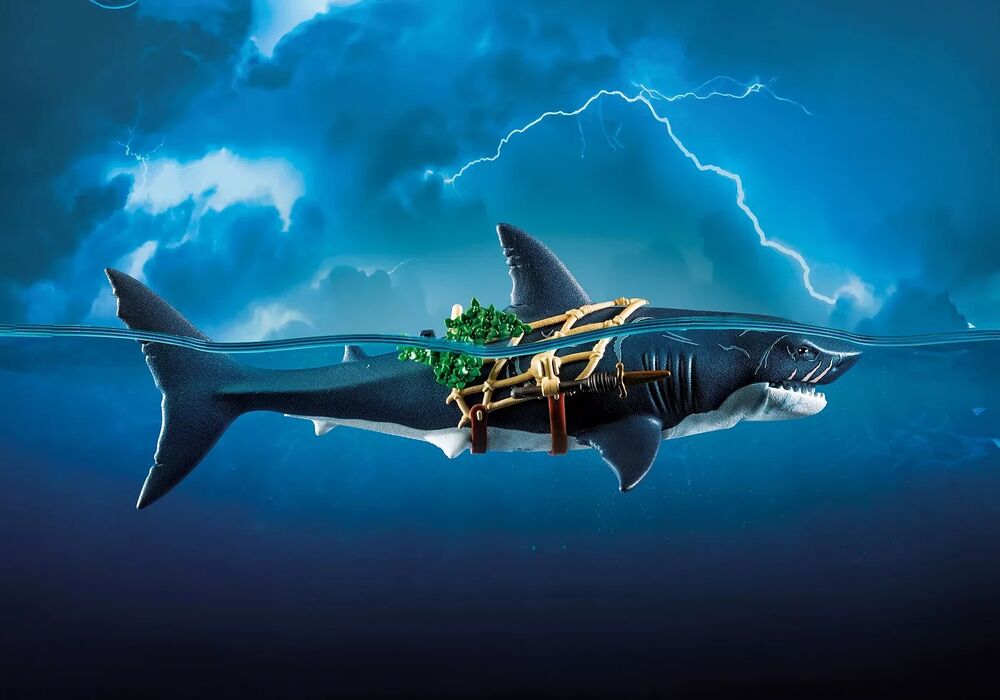 Playmobil Pirates - Giant Shark with Pirate