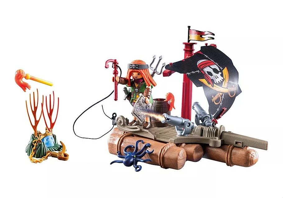 Playmobil Pirates - Pirate Raft with Treasure