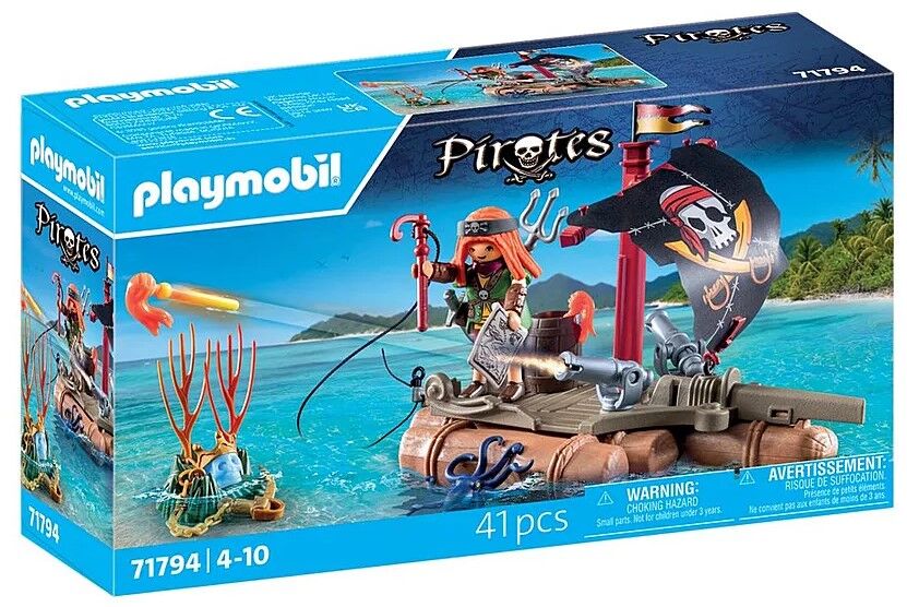 Playmobil Pirates - Pirate Raft with Treasure