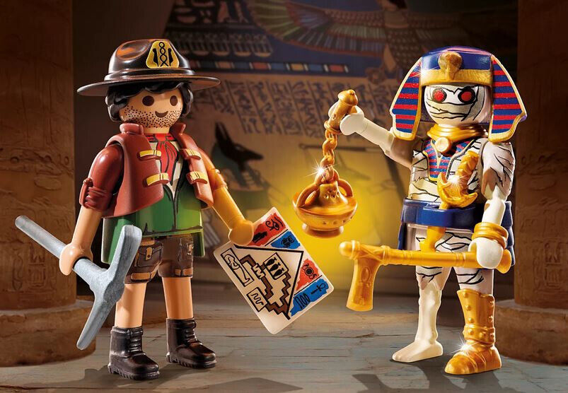 Playmobil - DuoPack Treasure Hunter and Mummy