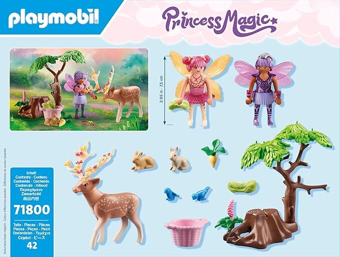 Playmobil Princess Magic - Fairies with Forest Animals Starter Pack