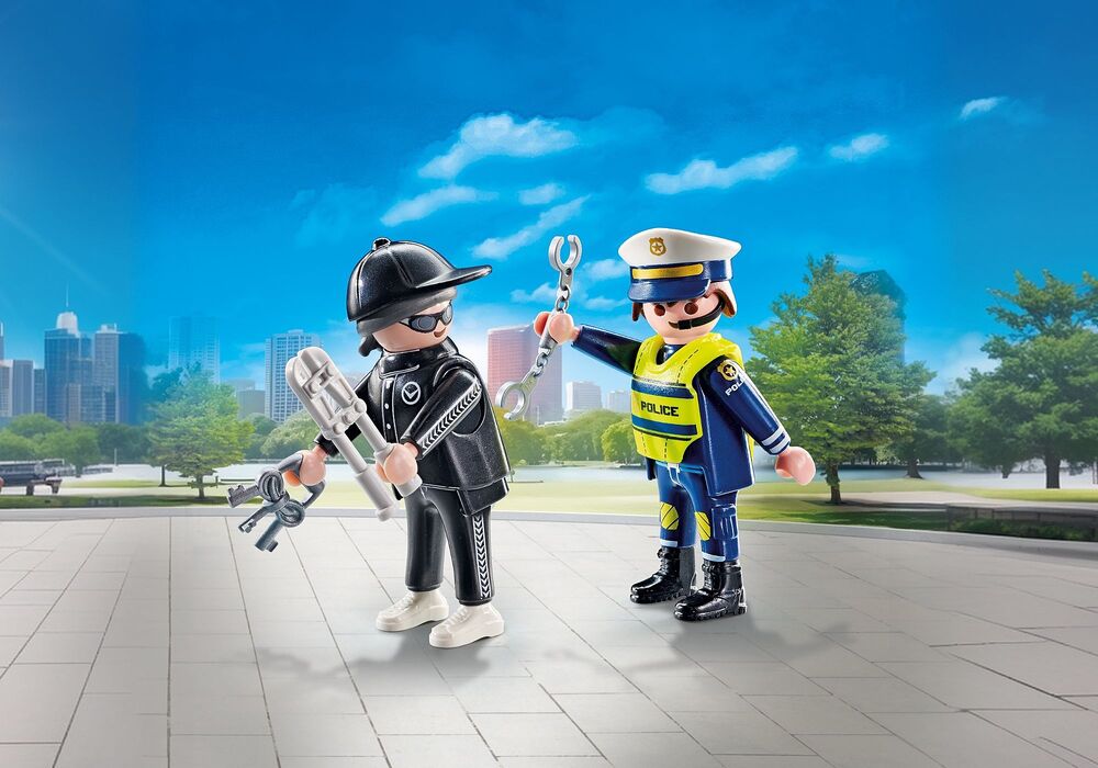 Playmobil DuoPack - Policeman and Burglar