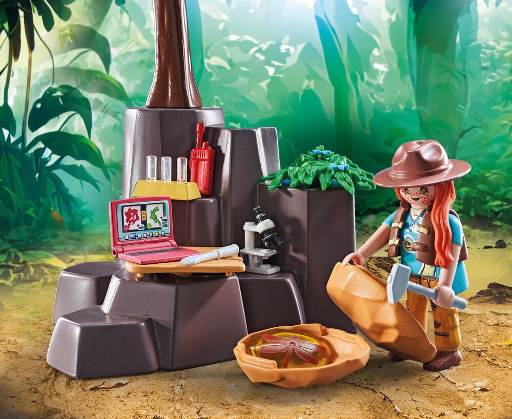 Playmobil Dinos - Brachiosaurus with Hovercraft