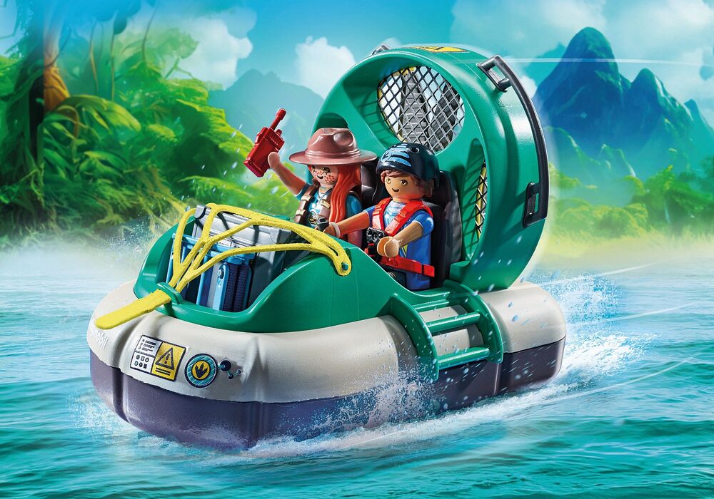 Playmobil Dinos - Brachiosaurus with Hovercraft