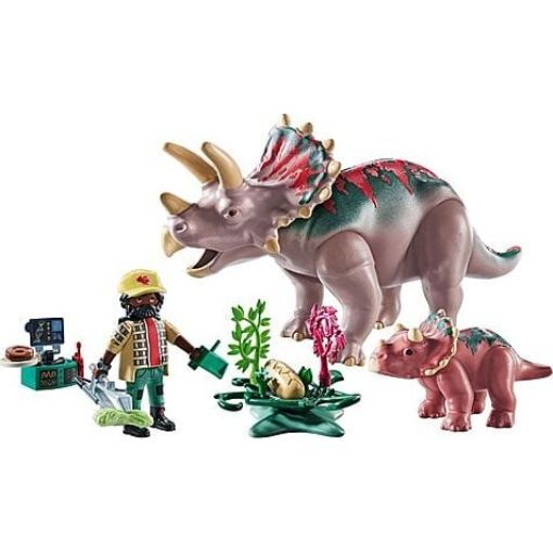 Playmobil Dinos - Triceratops Family