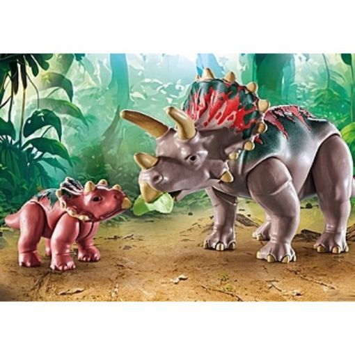 Playmobil Dinos - Triceratops Family