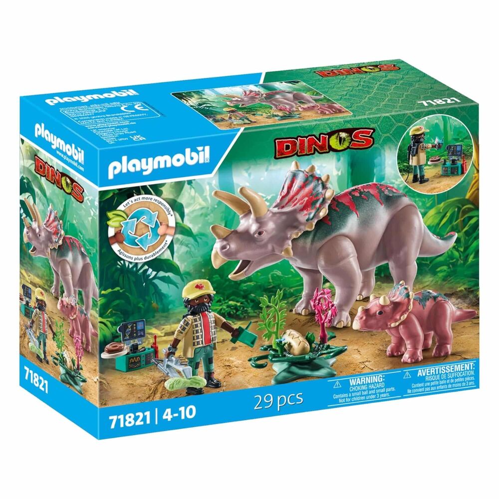 Playmobil Dinos - Triceratops Family