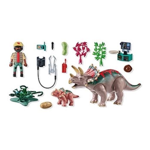Playmobil Dinos - Triceratops Family