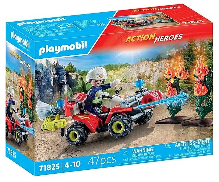 Playmobil Action Heroes - Firefighting Quad