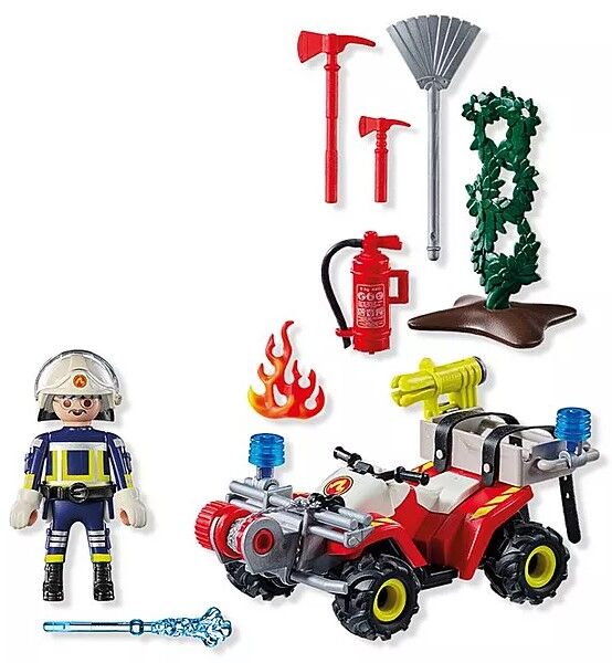 Playmobil Action Heroes - Firefighting Quad