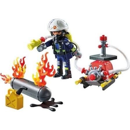 Playmobil Action Heroes - Firefighter with Water Pump