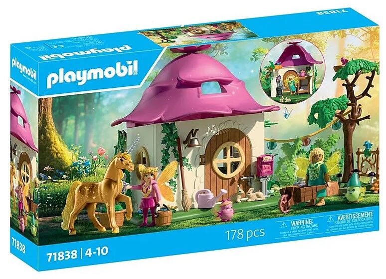 Playmobil - Cozy Fairy Home with Golden Unicorn