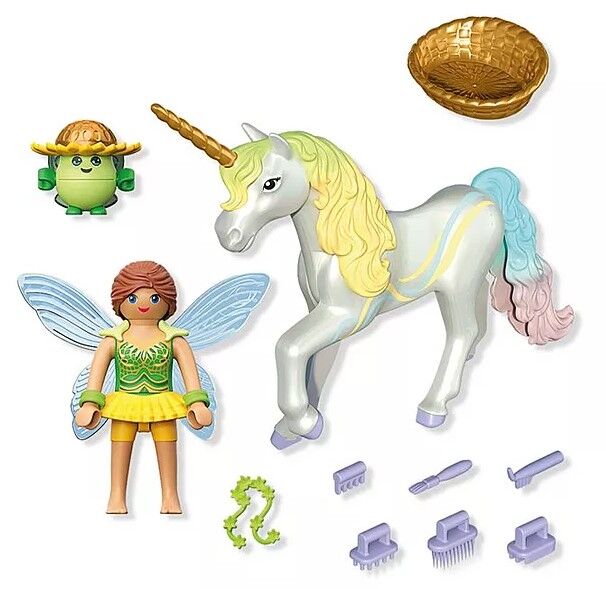 Playmobil - Rainbow Flower Unicorn with Fairy