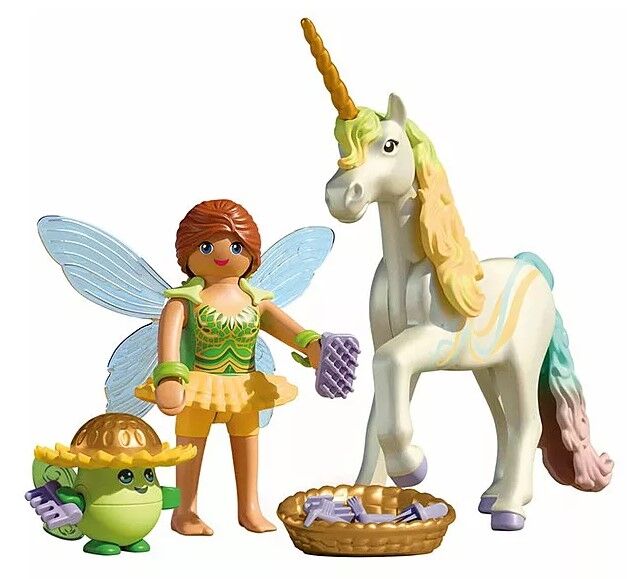 Playmobil - Rainbow Flower Unicorn with Fairy