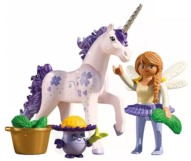 Playmobil - Lucky Lavender Unicorn with Fairy