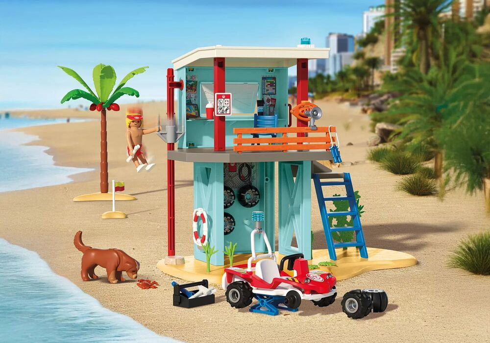 Playmobil My Life - Lifeguard Tower with Beach Buggy