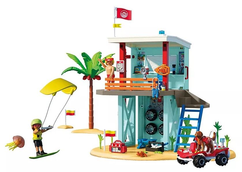 Playmobil My Life - Lifeguard Tower with Beach Buggy