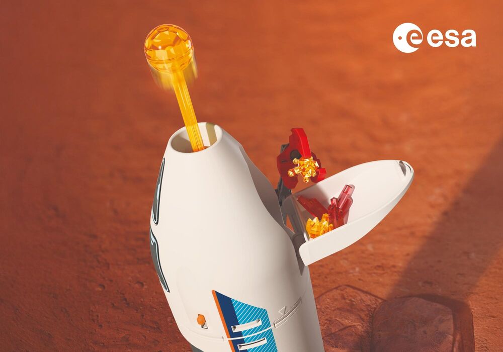 Playmobil ESA - Mars Research Rocket