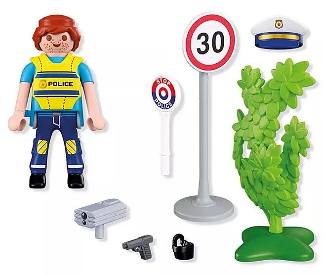 Playmobil City Action - Police Officer with Speed Detector